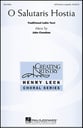 O Salutaris Hostia SATB choral sheet music cover